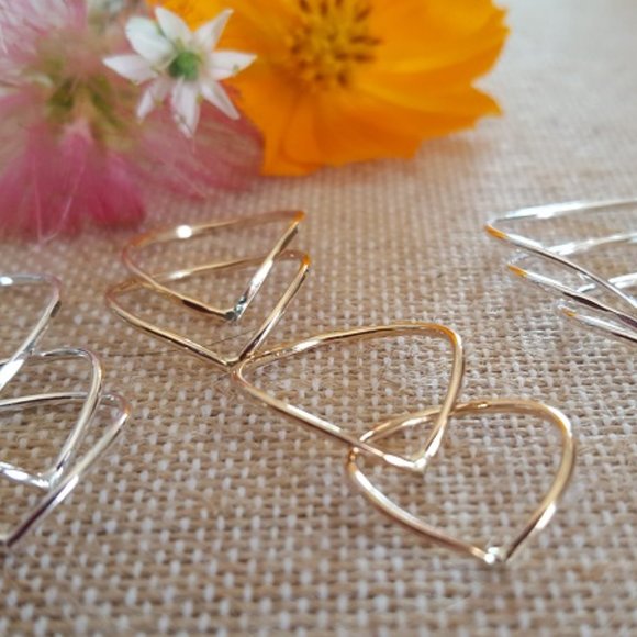 Stackable Chevron Rings - Picture 2 of 2